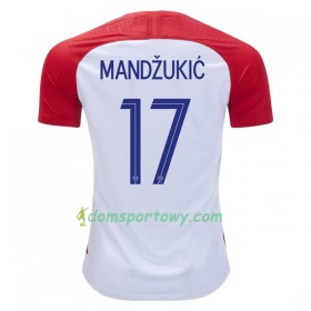 Koszulka Chorwacja Mandžukić 17 Domowe Koszulki Piłkarskie Mistrzostwa Świata 2018